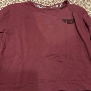 PINK Victoria's Secret Maroon Sweatshirt